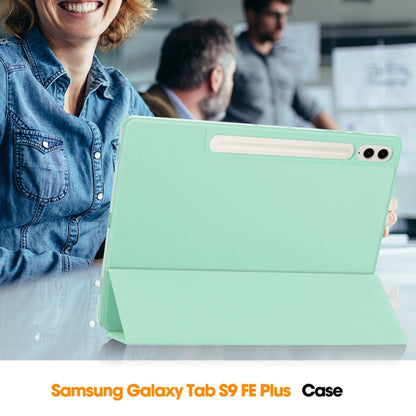 Husa de protectie pentru tableta Techsuit Flex Trifold compatibila cu Samsung Galaxy Tab S10 Ultra, bleumarin, TPU