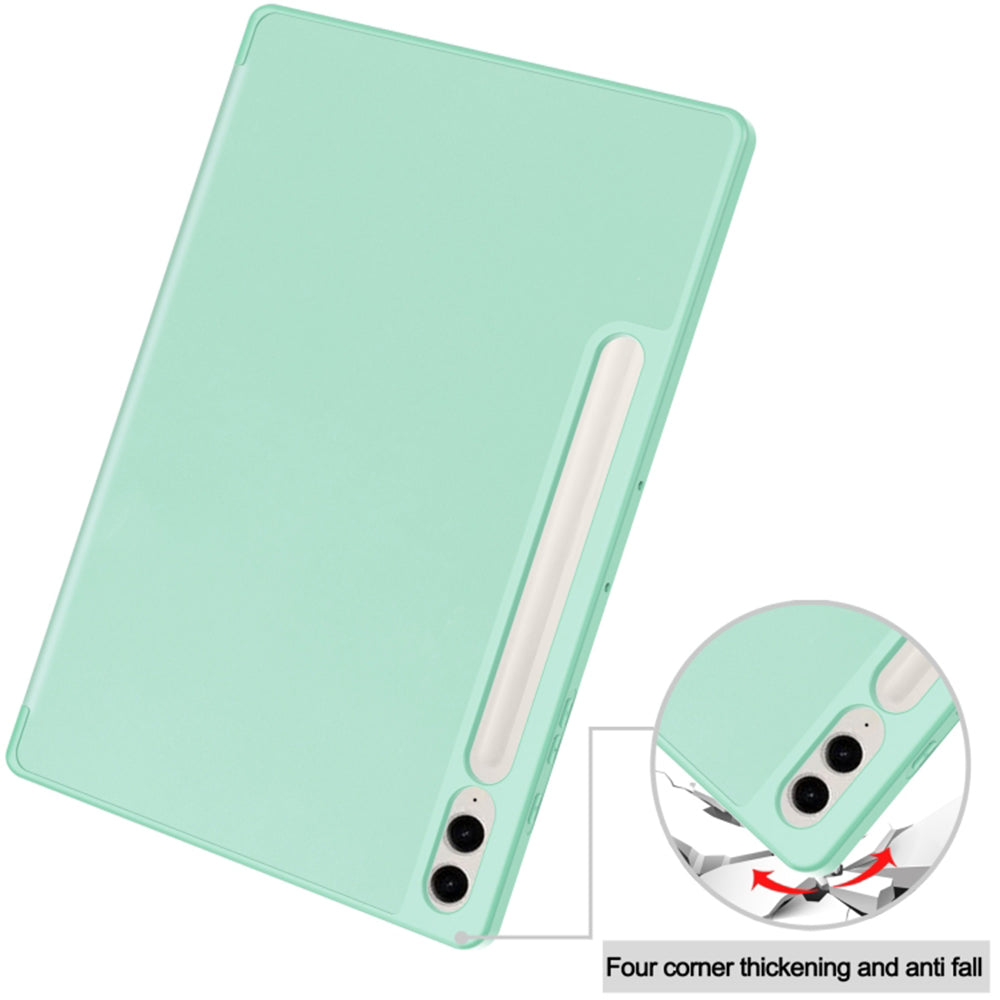 Husa de protectie pentru tableta Techsuit Flex Trifold compatibila cu Samsung Galaxy Tab S10 Ultra, roz, TPU