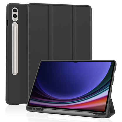 Husa de protectie pentru tableta Techsuit Flex Trifold compatibila cu Samsung Galaxy Tab S9 Ultra, negru, TPU