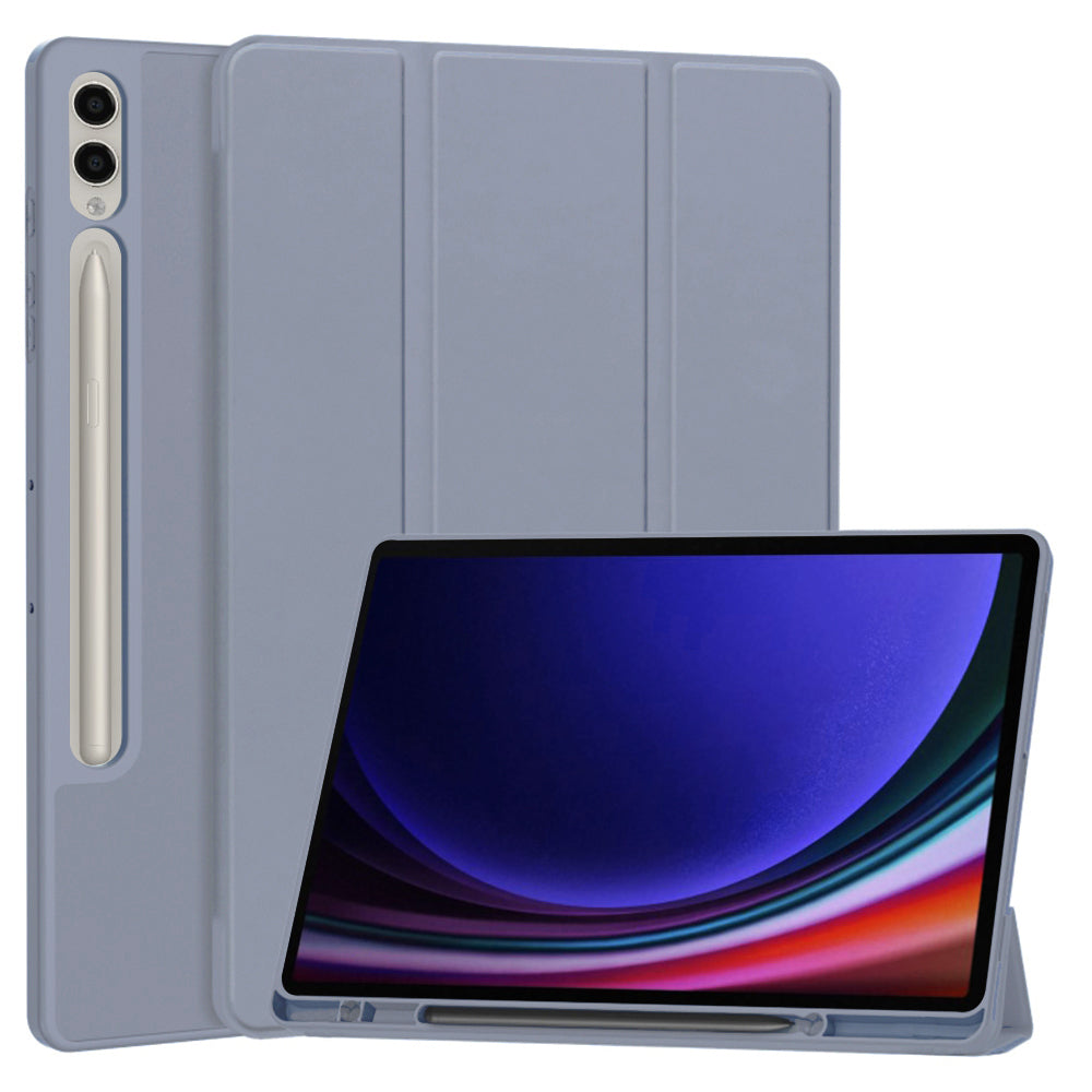 Husa de protectie pentru tableta Techsuit Flex Trifold compatibila cu Samsung Galaxy Tab S10 Plus, mov, TPU