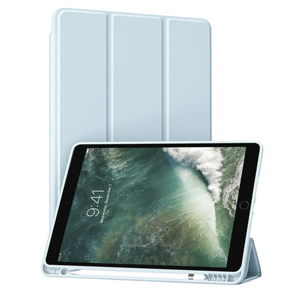 Husa de protectie pentru tableta Techsuit Flex Trifold compatibila cu Apple iPad Air 10.5 2019, bleu, TPU