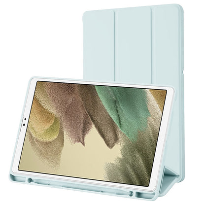 Husa de protectie pentru tableta Techsuit Flex Trifold compatibila cu Samsung Galaxy Tab A7 Lite, bleu, TPU