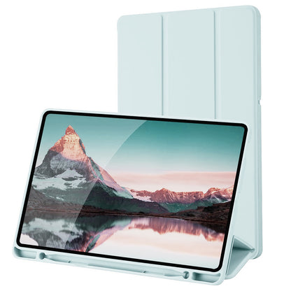 Husa de protectie pentru tableta Techsuit Flex Trifold compatibila cu Samsung Galaxy Tab S6 Lite (2020), bleu, TPU