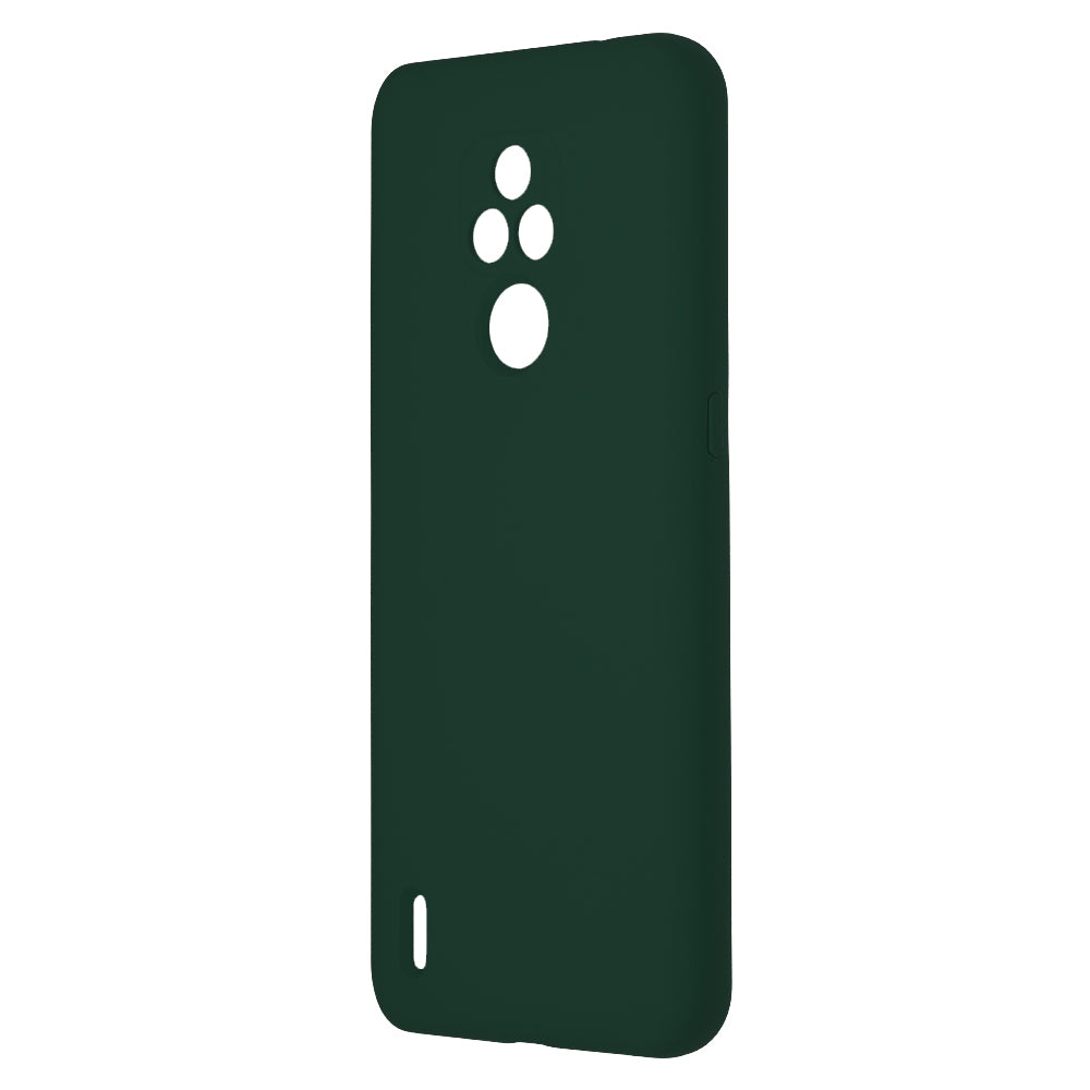 Husa de protectie Techsuit Soft Edge Silicone compatibila cu Motorola Moto E7, acoperire spate, verde inchis
