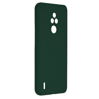 Husa de protectie Techsuit Soft Edge Silicone compatibila cu Motorola Moto E7, acoperire spate, verde inchis