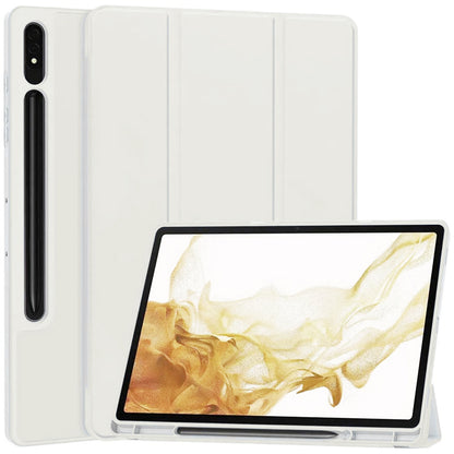 Husa de protectie pentru tableta Techsuit Flex Trifold compatibila cu Samsung Galaxy Tab S7, gri, TPU