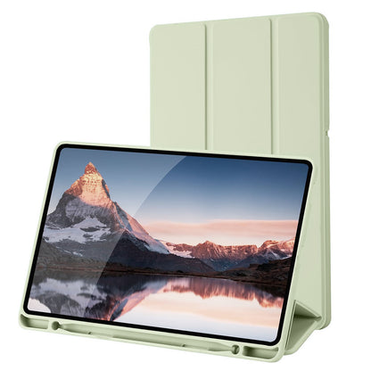 Husa de protectie pentru tableta Techsuit Flex Trifold compatibila cu Samsung Galaxy Tab S6 Lite (2024), verde deschis, TPU