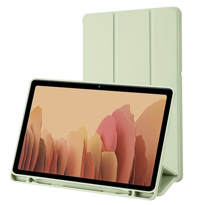 Husa de protectie pentru tableta Techsuit Flex Trifold compatibila cu Samsung Galaxy Tab A7 10.4 2020 T500, verde deschis, TPU