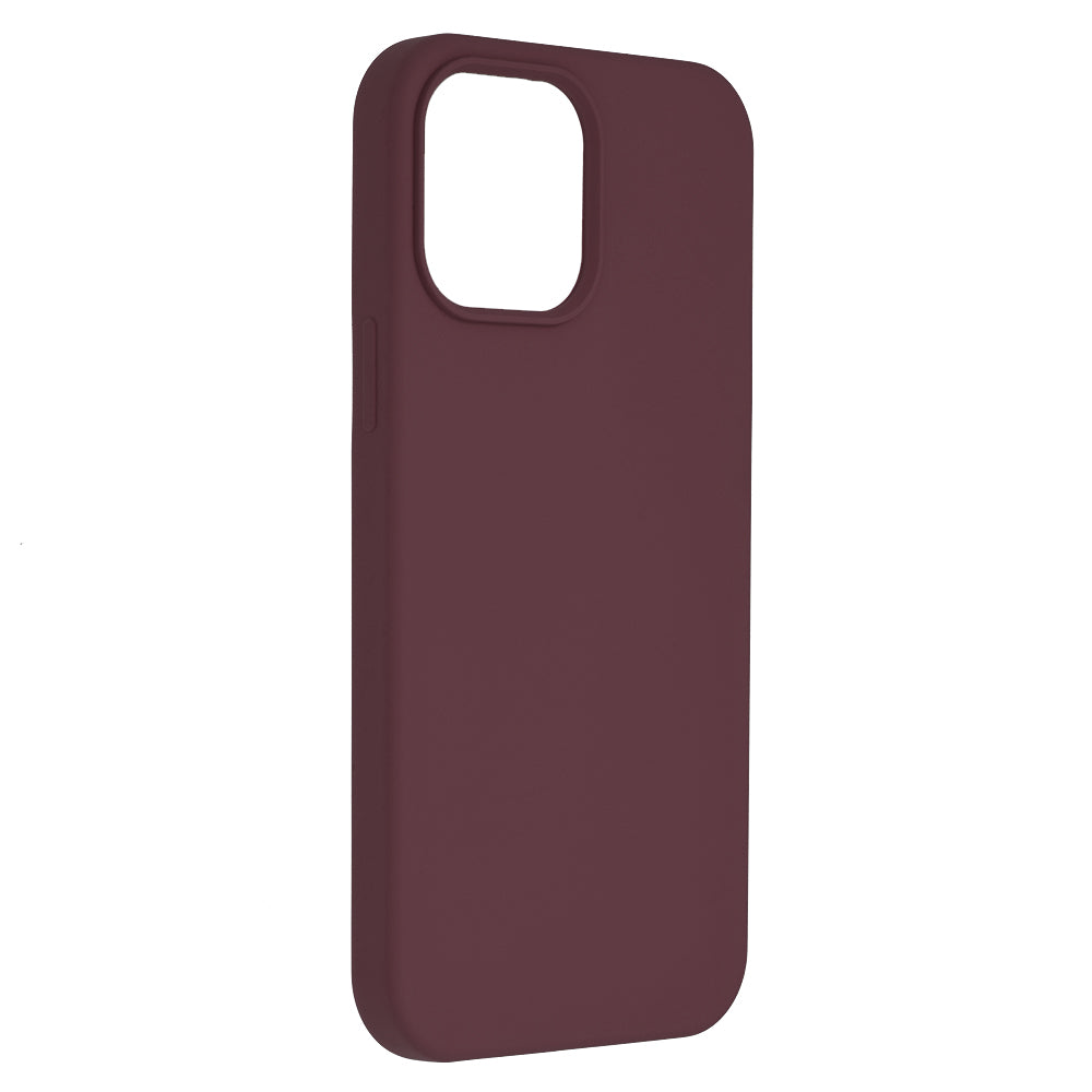 Husa de protectie Techsuit Soft Edge Silicone compatibila cu Apple iPhone 13 Pro Max, acoperire spate, visiniu
