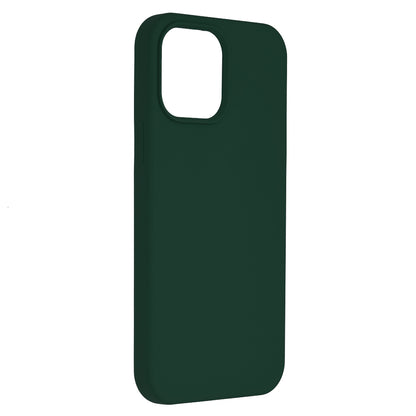 Husa de protectie Techsuit Soft Edge Silicone compatibila cu Apple iPhone 13 Pro Max, acoperire spate, verde inchis