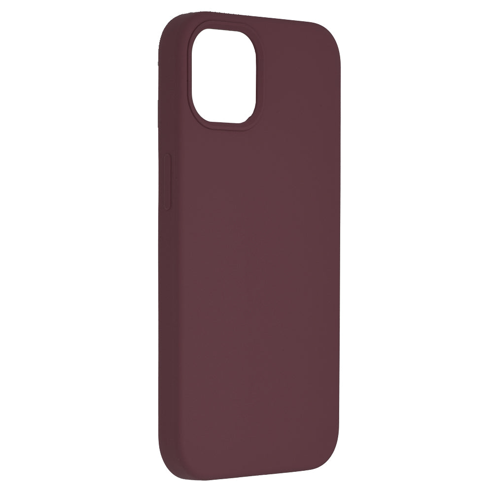 Husa de protectie Techsuit Soft Edge Silicone compatibila cu Apple iPhone 13, acoperire spate, visiniu