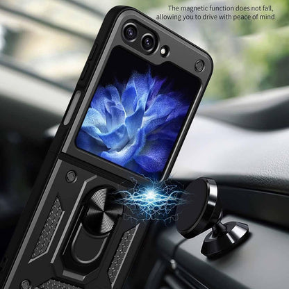 Husa de protectie Techsuit CamShield Series compatibila cu Samsung Galaxy Z Flip6, acoperire spate, verde