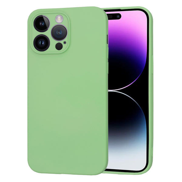 Husa de protectie Techsuit SoftFlex compatibila cu Apple iPhone 14 Pro Max, acoperire spate, verde menta