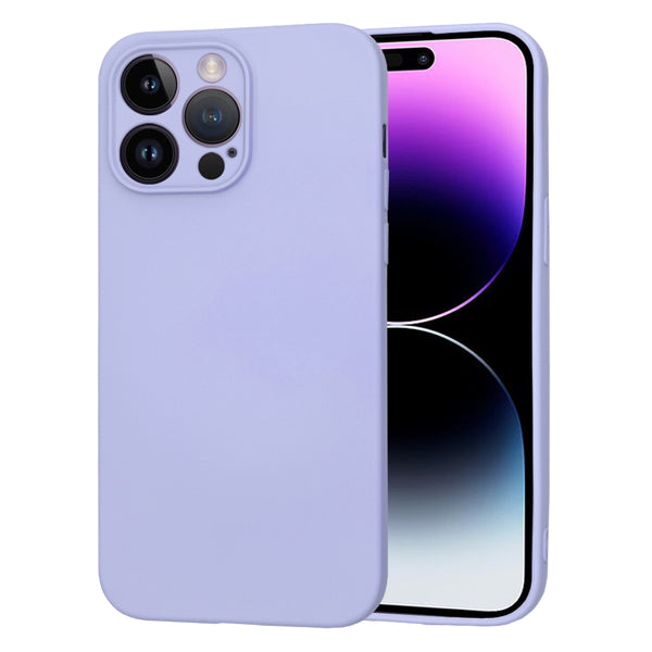 Husa de protectie Techsuit SoftFlex compatibila cu Apple iPhone 14 Pro Max, acoperire spate, violet