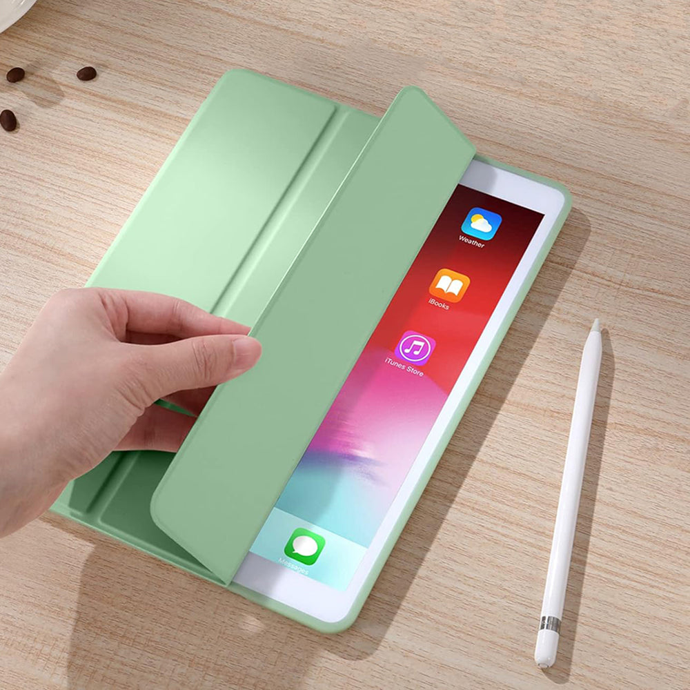 Husa de protectie pentru tableta Techsuit Flex Trifold compatibila cu Apple iPad 10.2 (2019), negru, TPU