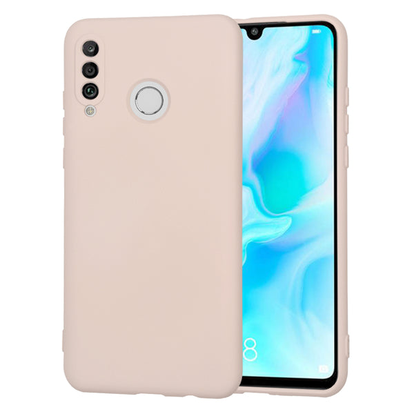 Husa de protectie Techsuit SoftFlex compatibila cu Huawei P30 Lite New Edition, acoperire spate, roz pudra