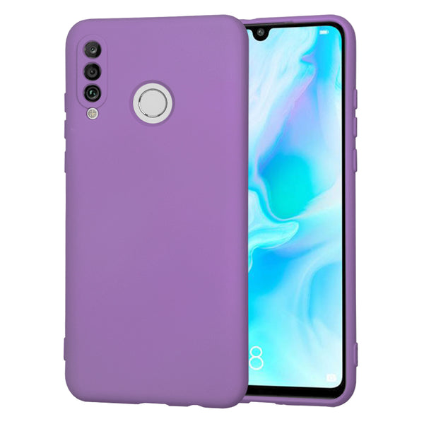 Husa de protectie Techsuit SoftFlex compatibila cu Huawei P30 Lite New Edition, acoperire spate, mov