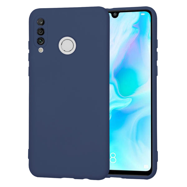 Husa de protectie Techsuit SoftFlex compatibila cu Huawei P30 Lite New Edition, acoperire spate, albastru inchis