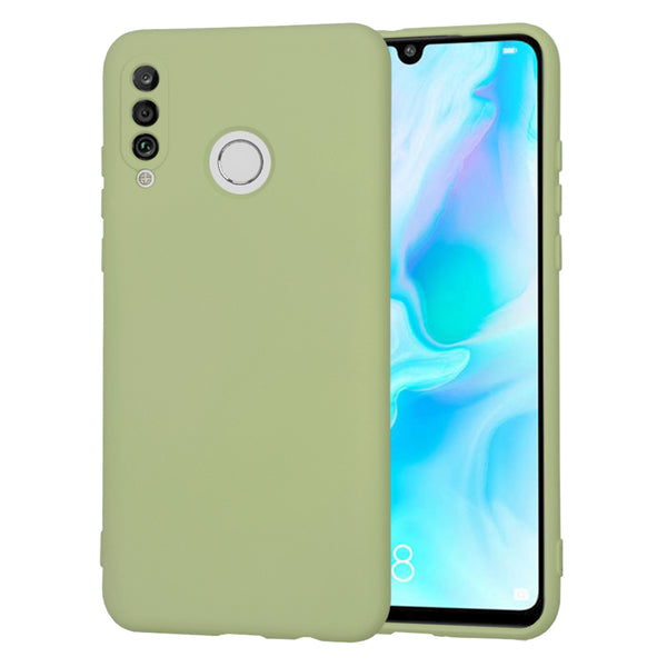 Husa de protectie Techsuit SoftFlex compatibila cu Huawei P30 Lite New Edition, acoperire spate, verde kaki