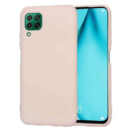 Husa de protectie Techsuit SoftFlex compatibila cu Huawei P40 Lite, acoperire spate, roz pudra