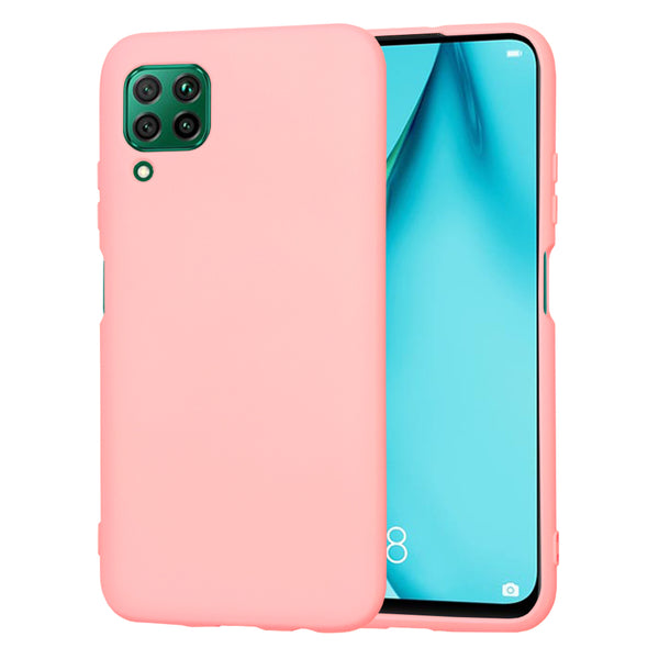 Husa de protectie Techsuit SoftFlex compatibila cu Huawei P40 Lite, acoperire spate, roz deschis