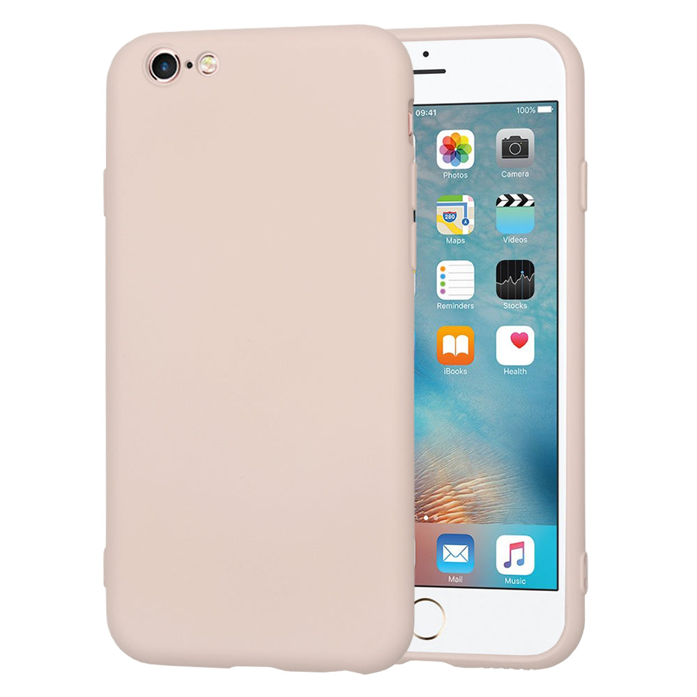 Husa de protectie Techsuit SoftFlex compatibila cu Apple iPhone 6, acoperire spate, roz pudra
