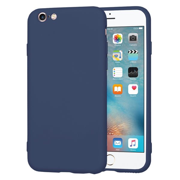 Husa de protectie Techsuit SoftFlex compatibila cu Apple iPhone 6, acoperire spate, albastru inchis