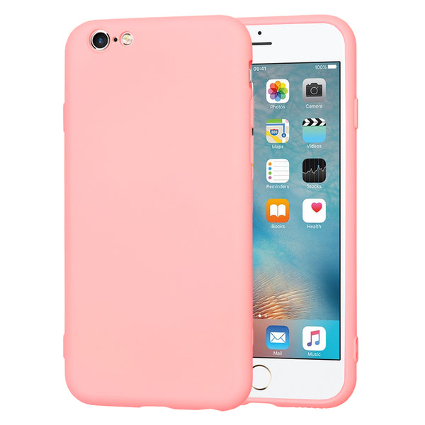 Husa de protectie Techsuit SoftFlex compatibila cu Apple iPhone 6, acoperire spate, roz deschis