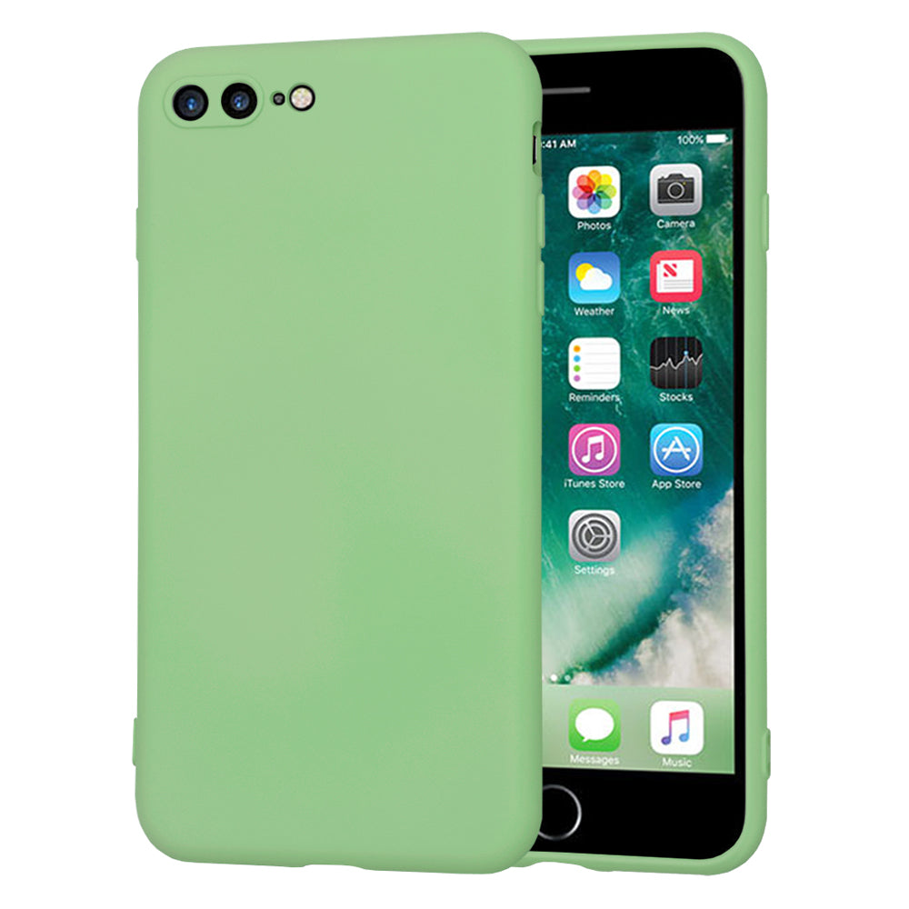 Husa de protectie Techsuit SoftFlex compatibila cu Apple iPhone 7 Plus, acoperire spate, verde menta