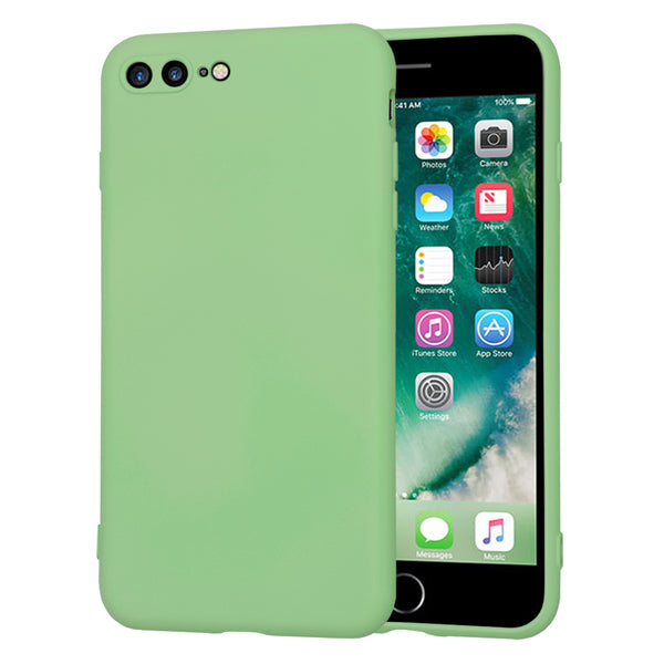 Husa de protectie Techsuit SoftFlex compatibila cu Apple iPhone 7 Plus, acoperire spate, verde menta