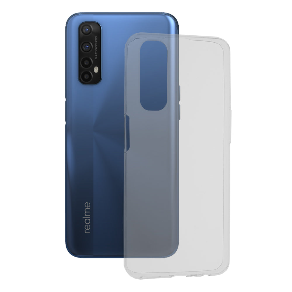 Husa de protectie Techsuit Clear Silicone compatibila cu Realme 7 4G, acoperire spate, transparent