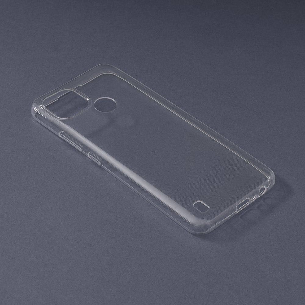 Husa de protectie Techsuit Clear Silicone compatibila cu Realme C21, acoperire spate, transparent