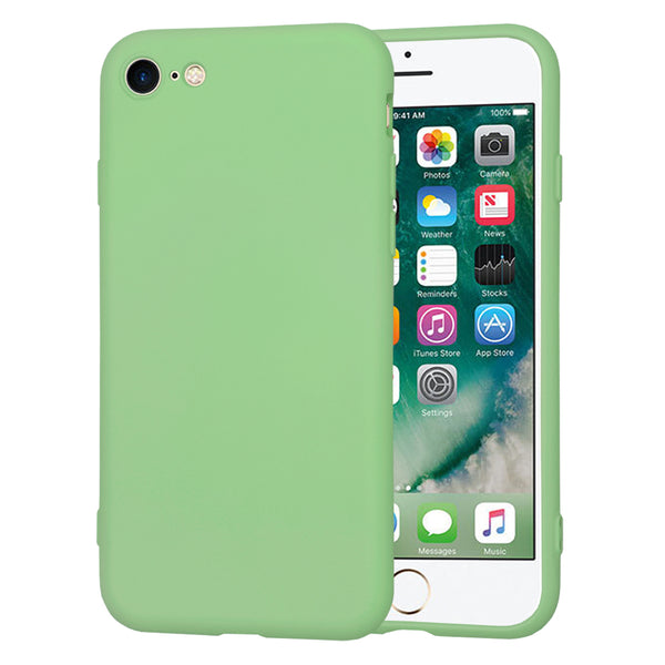 Husa de protectie Techsuit SoftFlex compatibila cu Apple iPhone 7, acoperire spate, verde menta