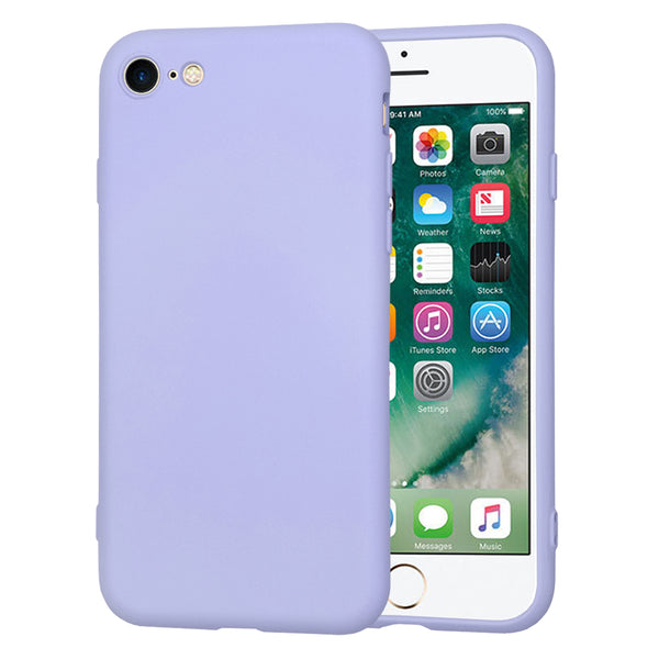 Husa de protectie Techsuit SoftFlex compatibila cu Apple iPhone 7, acoperire spate, violet