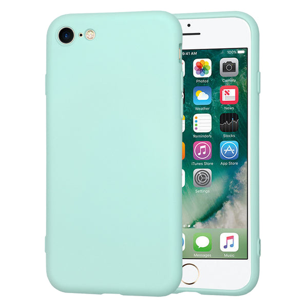 Husa de protectie Techsuit SoftFlex compatibila cu Apple iPhone 7, acoperire spate, albastru deschis