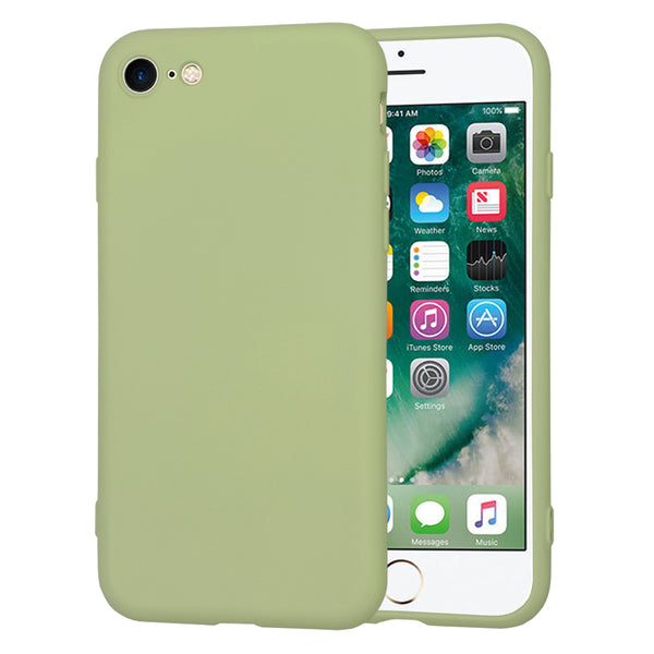 Husa de protectie Techsuit SoftFlex compatibila cu Apple iPhone 7, acoperire spate, verde kaki