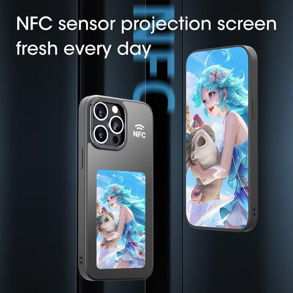 Husa de protectie Techsuit SmartScreen NFC compatibila cu Apple iPhone 13 Pro Max , acoperire spate, negru