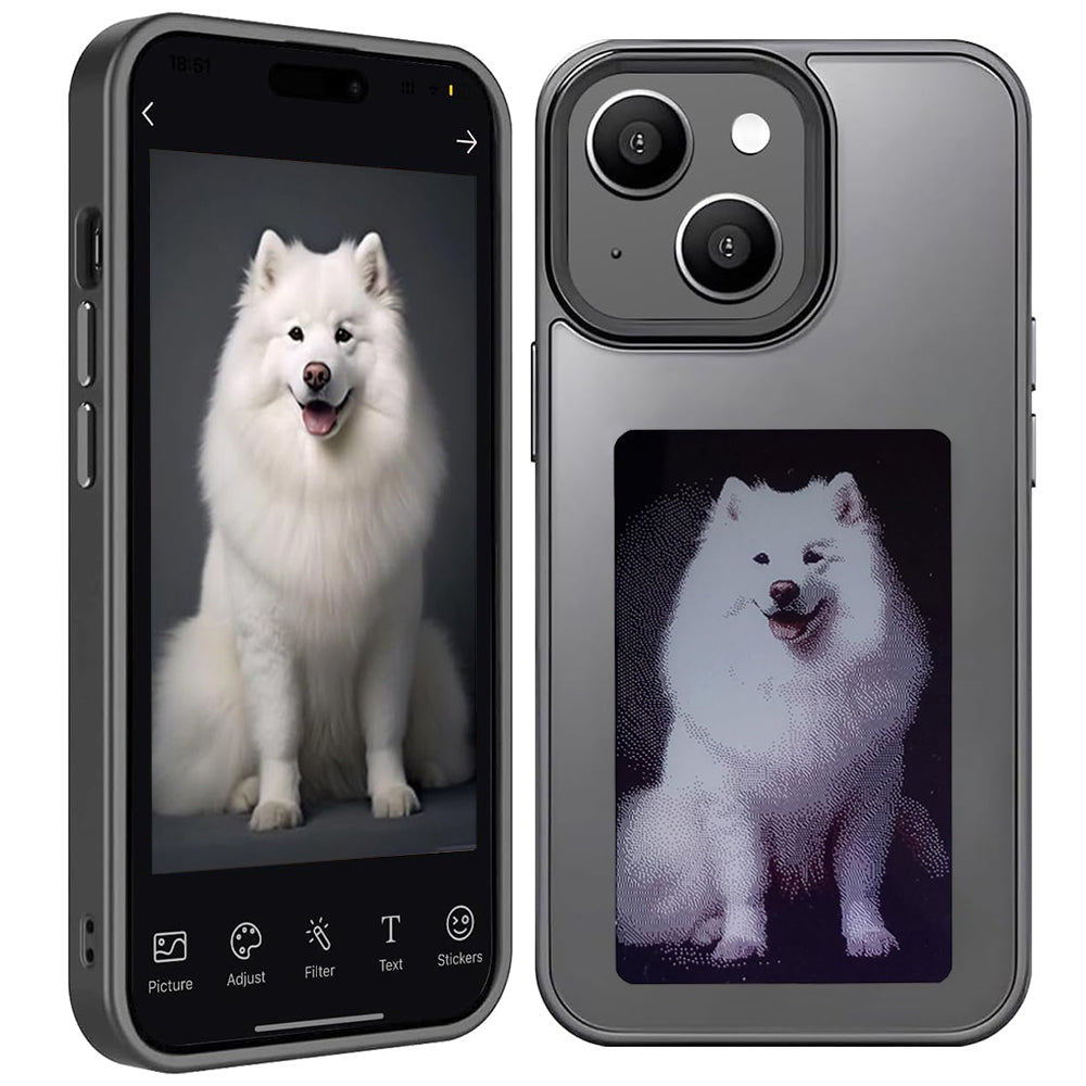 Husa de protectie Techsuit SmartScreen NFC compatibila cu Apple iPhone 15 , acoperire spate, negru