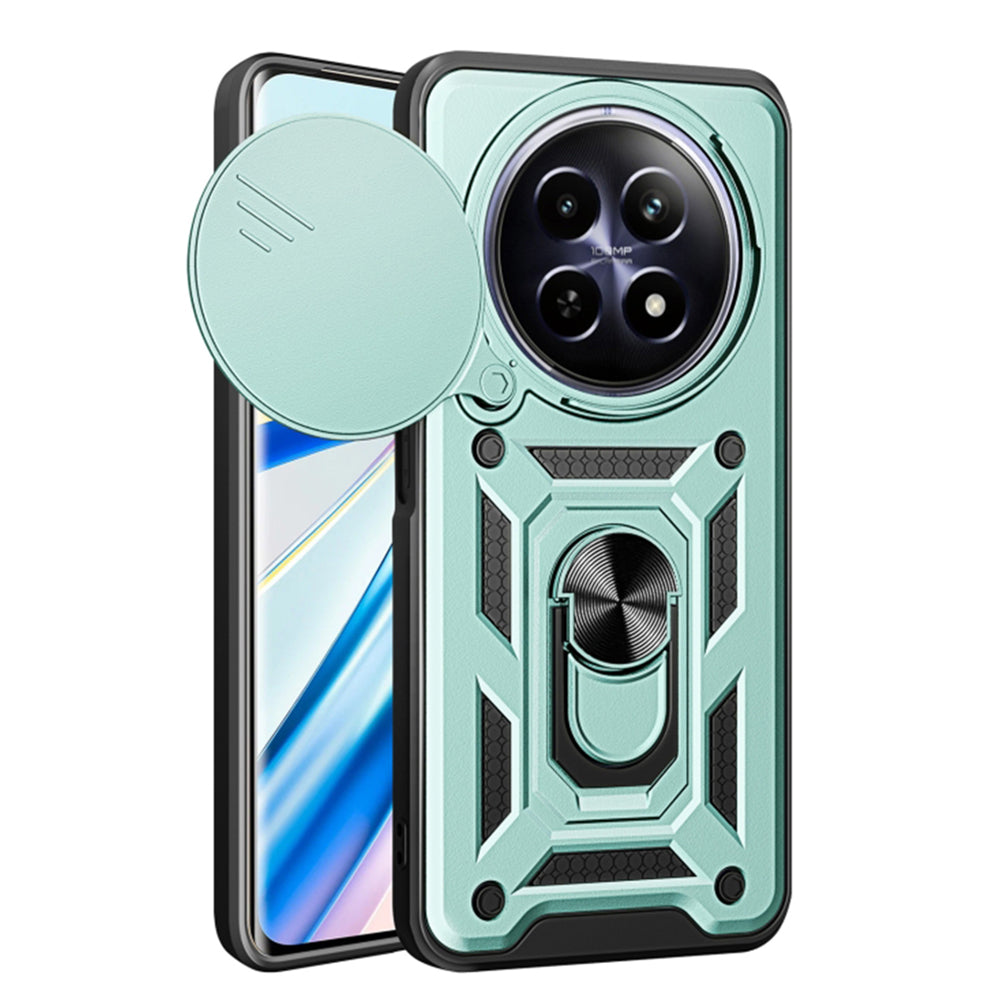 Husa de protectie Techsuit CamShield Series compatibila cu Realme 12, acoperire spate, verde