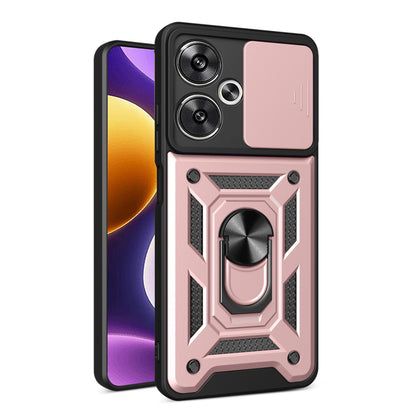Husa de protectie Techsuit CamShield Series compatibila cu Xiaomi Poco F6, acoperire spate, rose gold