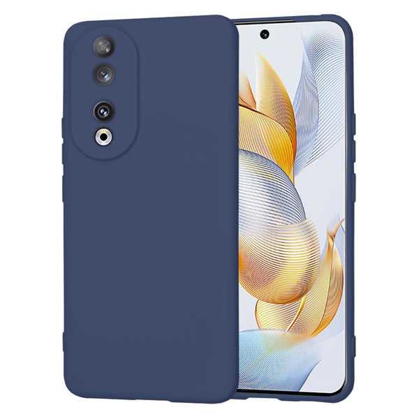 Husa de protectie Techsuit SoftFlex compatibila cu Honor 90, acoperire spate, albastru inchis