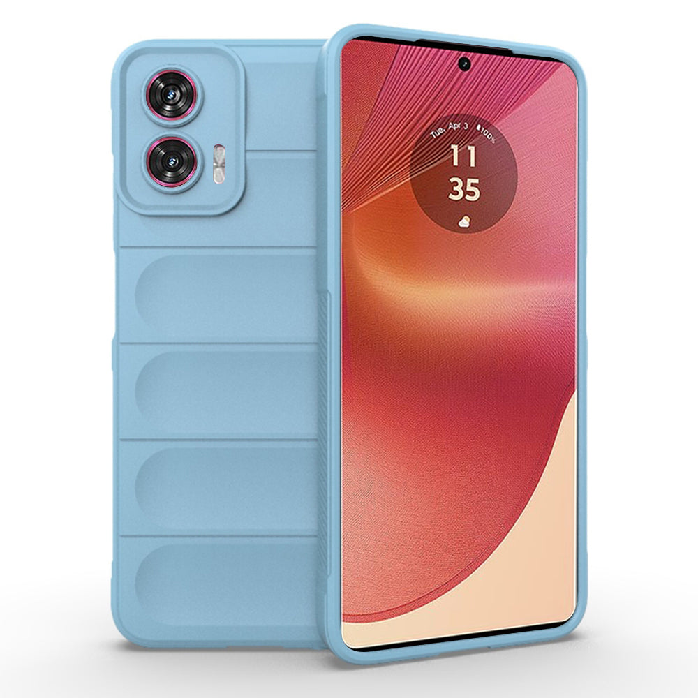 Husa de protectie Techsuit Magic Shield compatibila cu Motorola Edge 50 Fusion, acoperire spate, albastru inchis