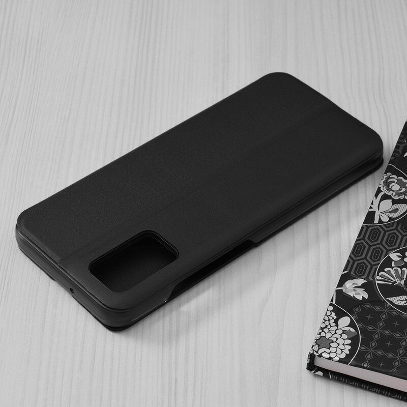 Husa de protectie Techsuit eFold Series compatibila cu Samsung Galaxy A03s, acoperire spate, negru