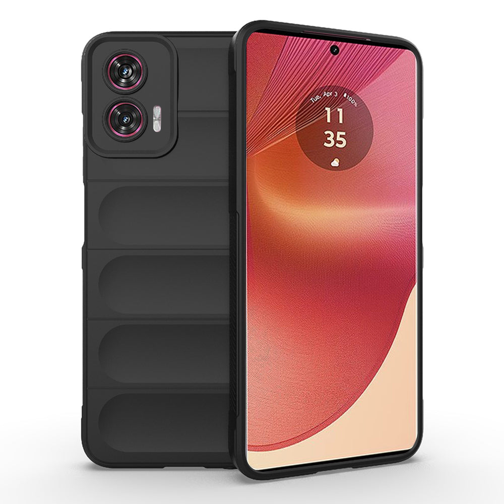 Husa de protectie Techsuit Magic Shield compatibila cu Motorola Edge 50 Fusion, acoperire spate, negru