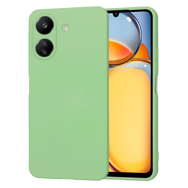 Husa de protectie Techsuit SoftFlex compatibila cu Xiaomi Poco C65, acoperire spate, verde menta