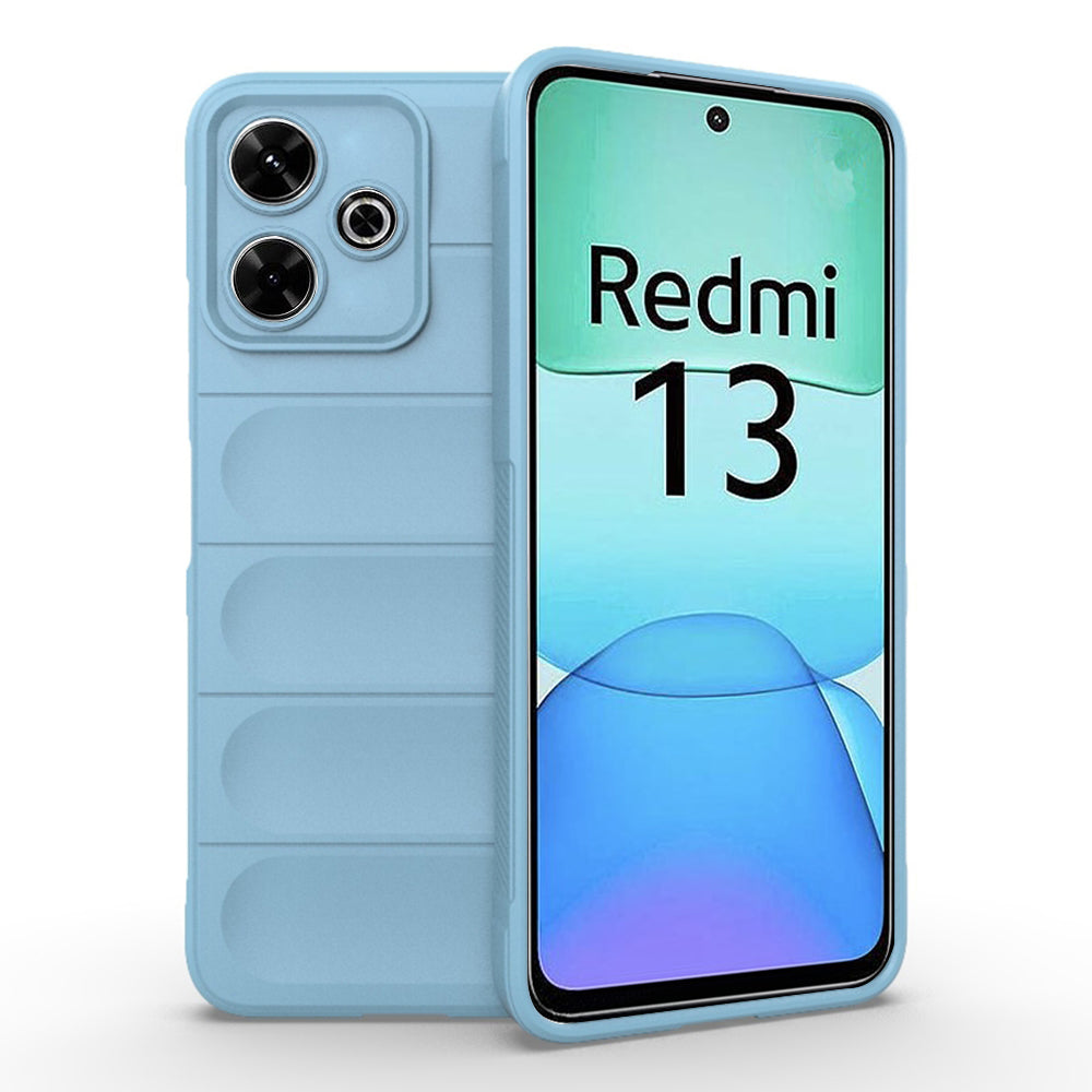 Husa de protectie Techsuit Magic Shield compatibila cu Xiaomi Redmi 13, acoperire spate, albastru inchis