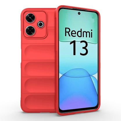 Husa de protectie Techsuit Magic Shield compatibila cu Xiaomi Redmi Poco M6 4G, acoperire spate, rosu