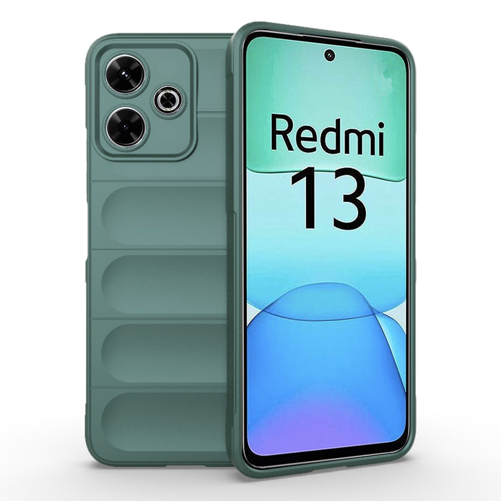 Husa de protectie Techsuit Magic Shield compatibila cu Xiaomi Redmi 13, acoperire spate, verde