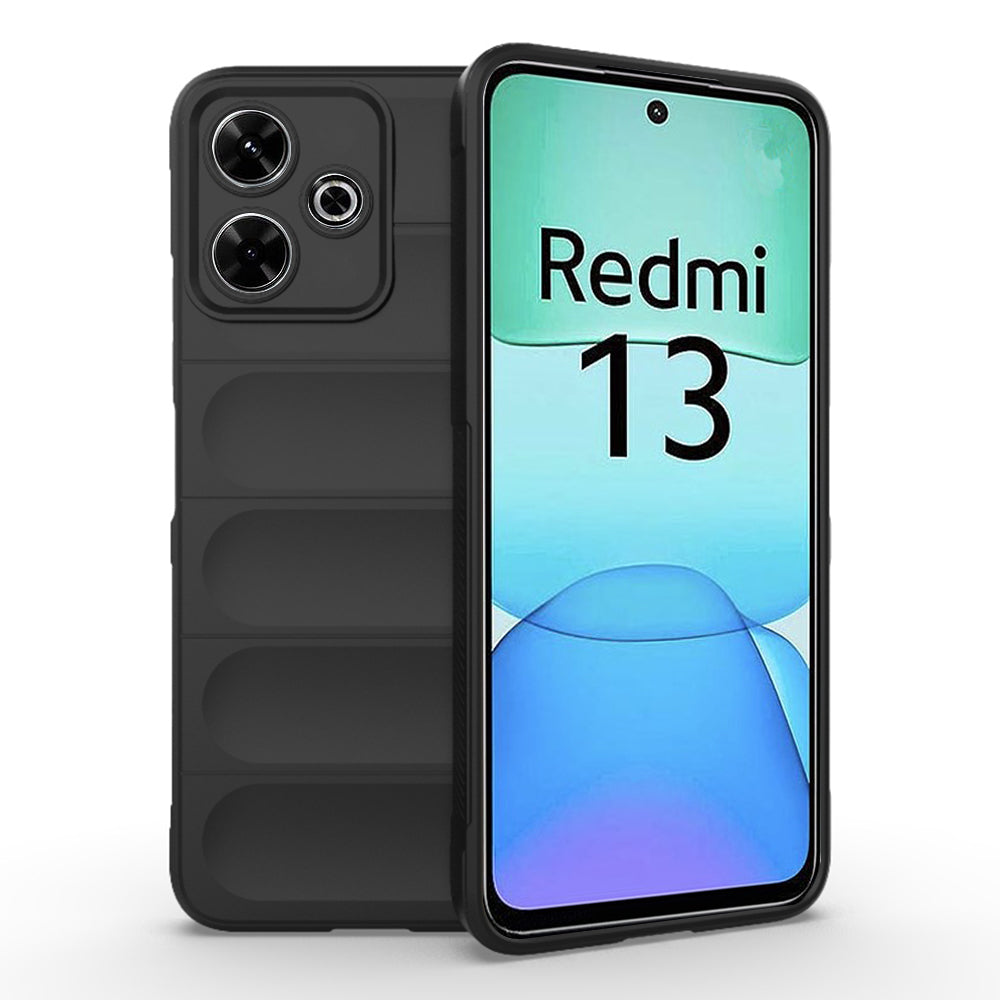 Husa de protectie Techsuit Magic Shield compatibila cu Xiaomi Redmi 13, acoperire spate, negru