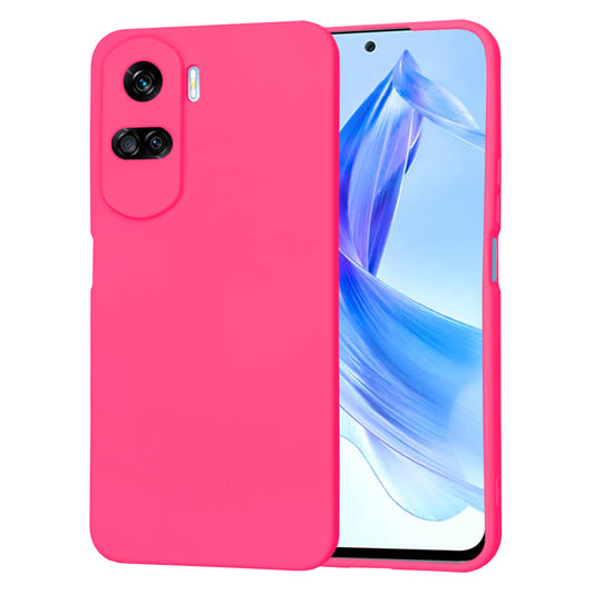 Husa de protectie Techsuit SoftFlex compatibila cu Honor 90 Lite, acoperire spate, roz neon